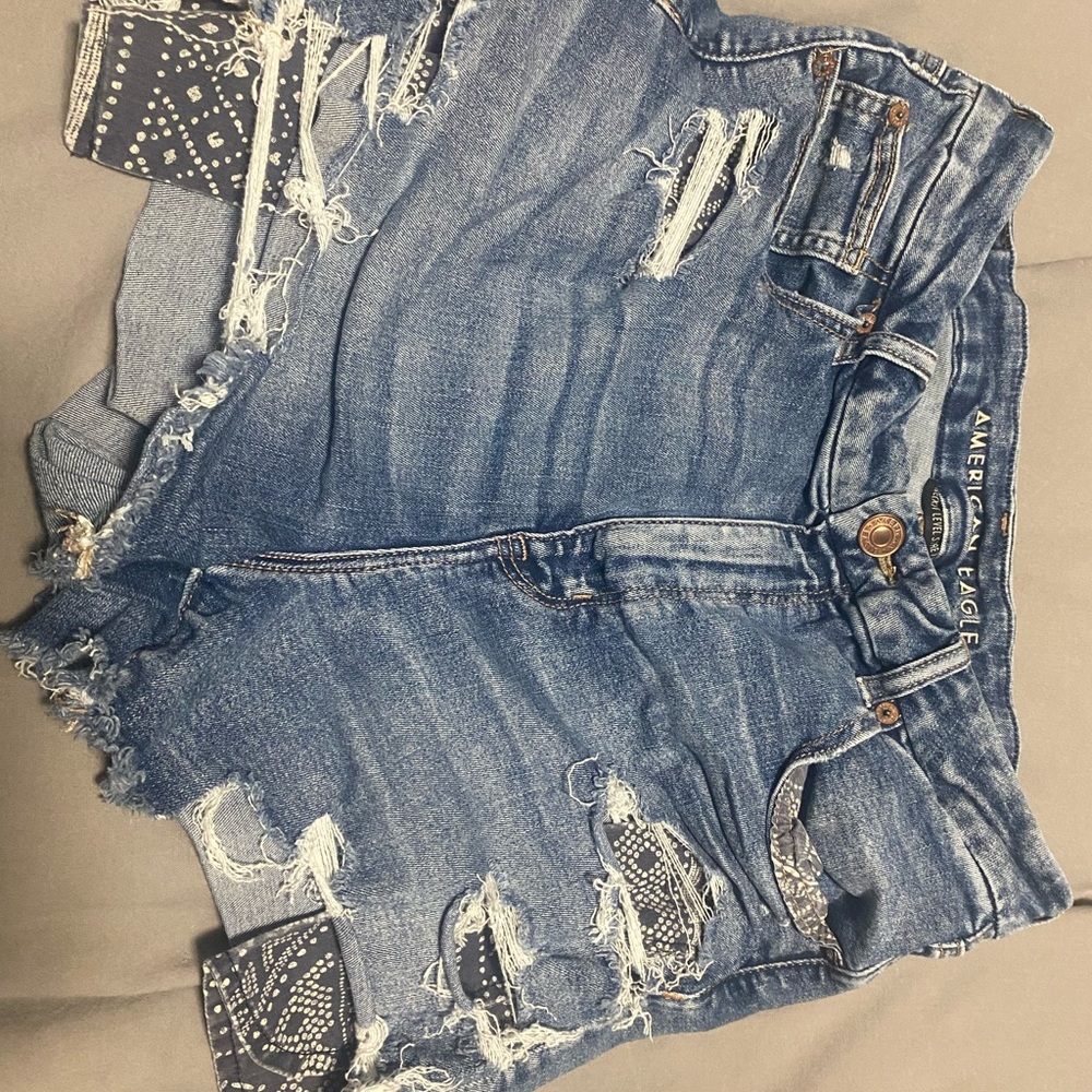 American Eagle Blue Denim Shorts